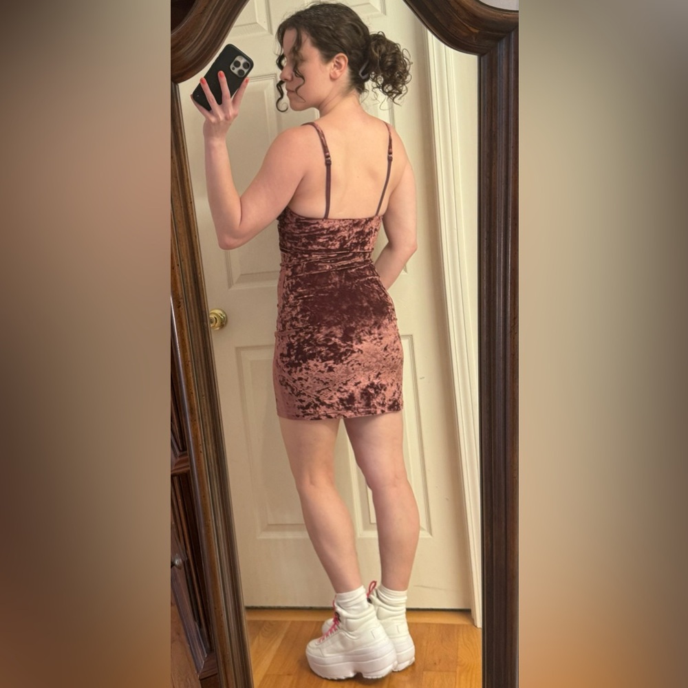 ~2 for $12~ FP Velvet Mini Dress - Picture 4 of 10